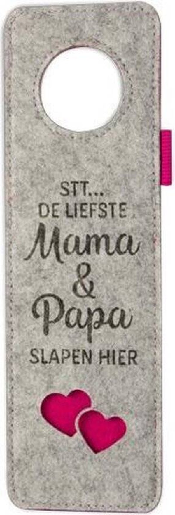 deurhanger mama en papa