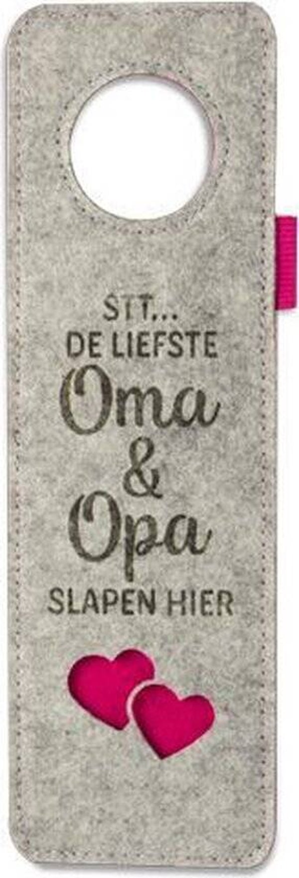 Deurhanger oma en opa