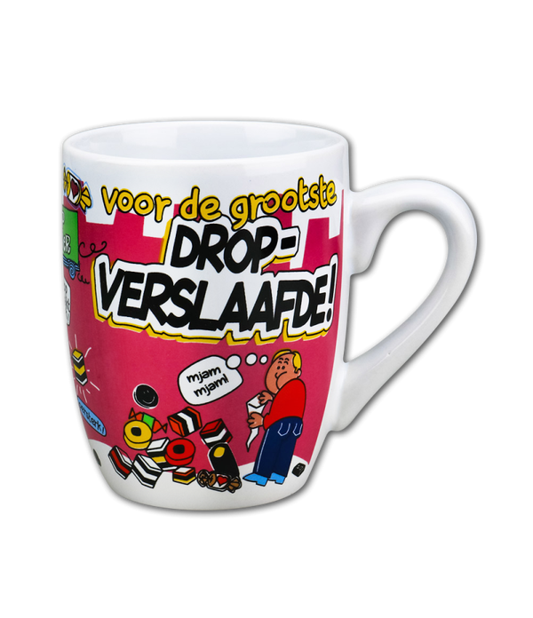 paperdreams - Cartoonmok - drop verslaafde