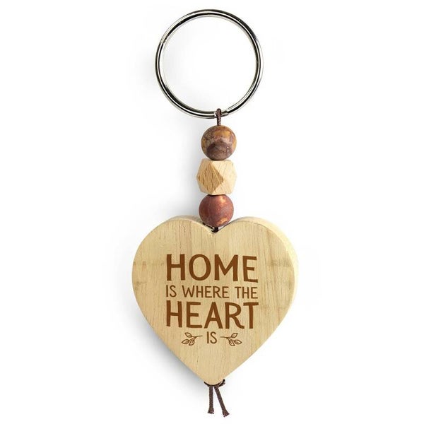 Houten sleutelhanger  - Home