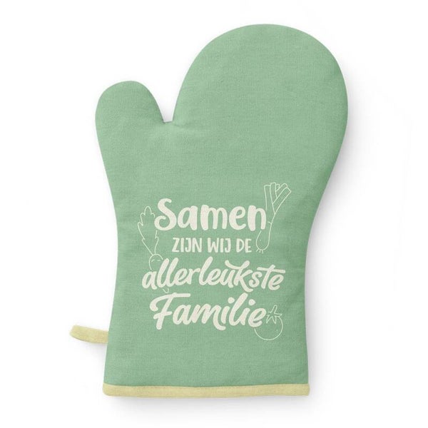Ovenhandschoen allerleukste familie