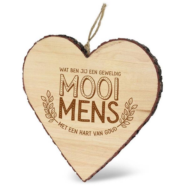 Deco hart - mooi mens