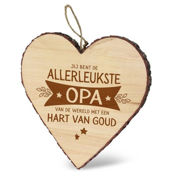 Deco hart  - opa