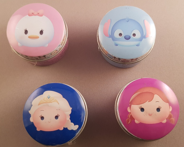 Tsum Tsum gum in blik  verschillende soorten