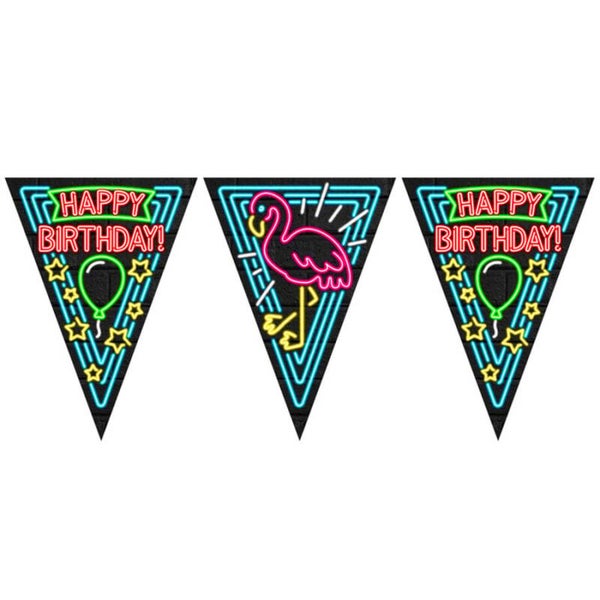 Vlaggenlijn happy birthday
