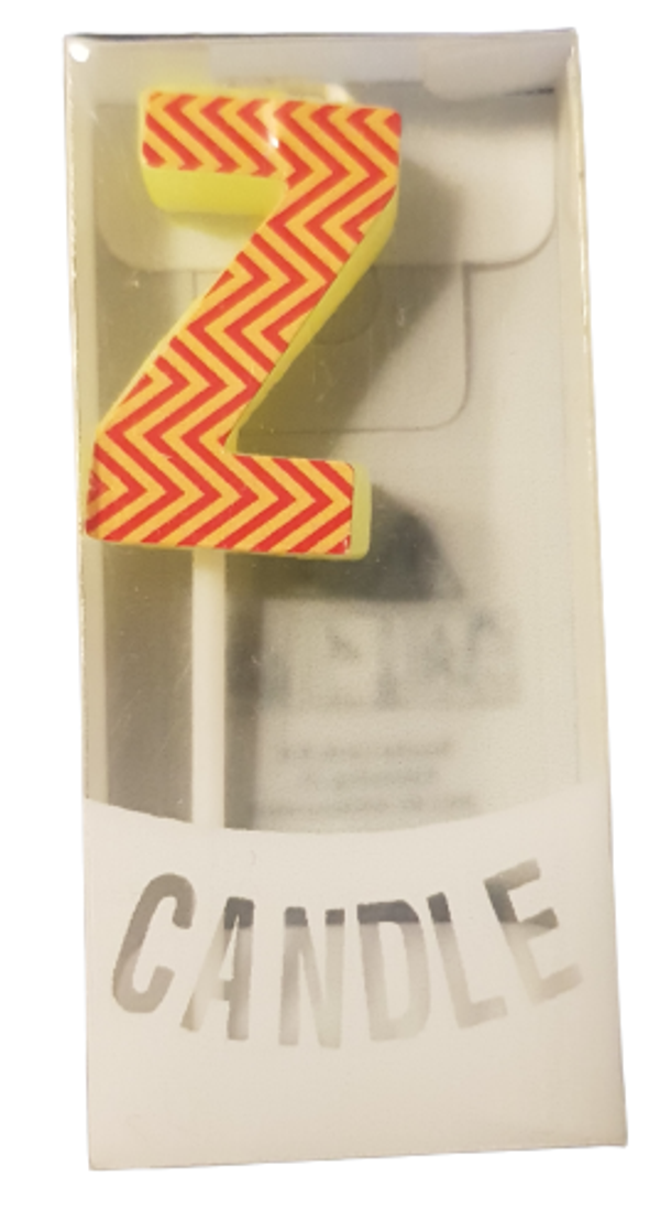 Mini kaarsje letter Z