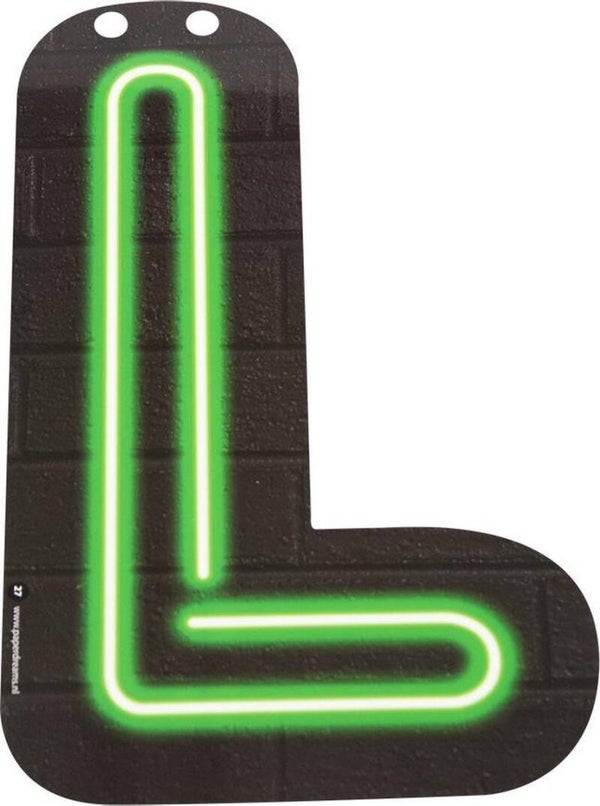 Neon letter L