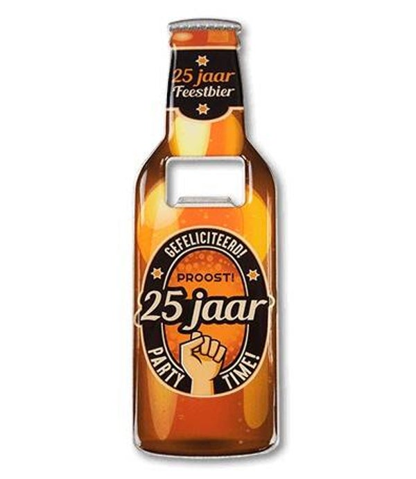 Magneet Opener  - 25 jaar