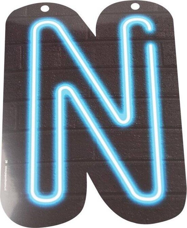 Neon letter N