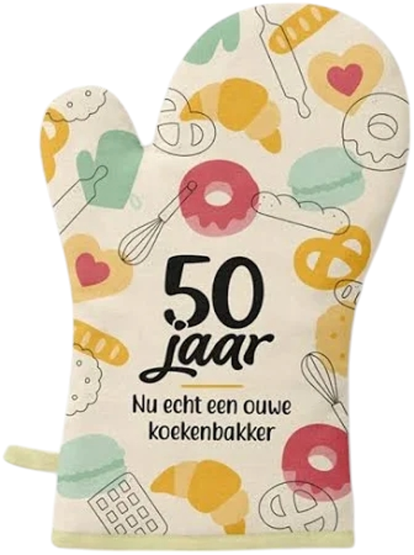 Ovenhandschoen 50 jaar