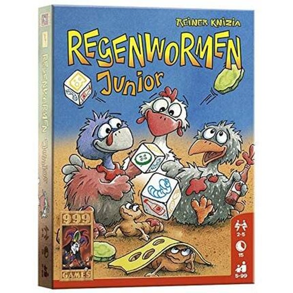 Regenwormen Junior - Dobbelspel