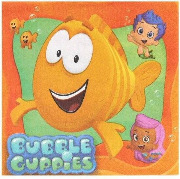 Bubble guppies servetten