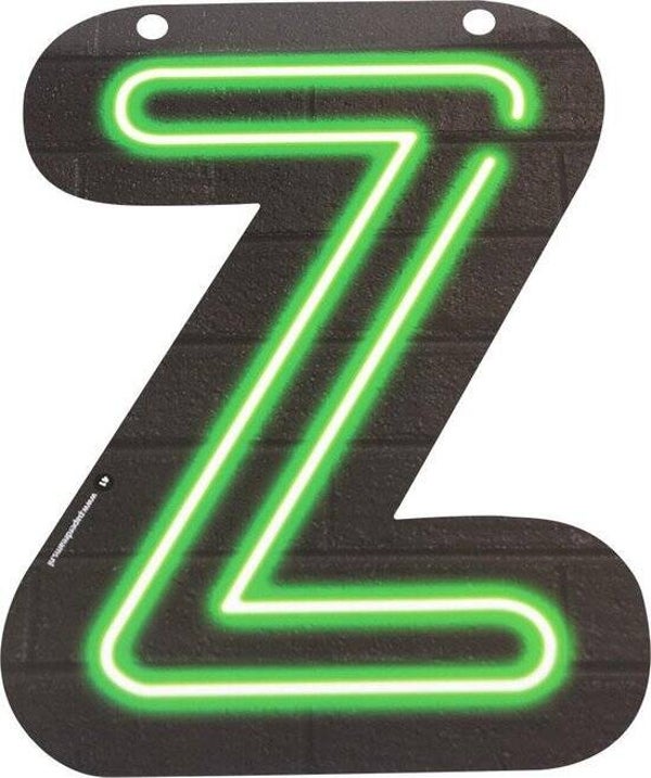 Neon letter Z