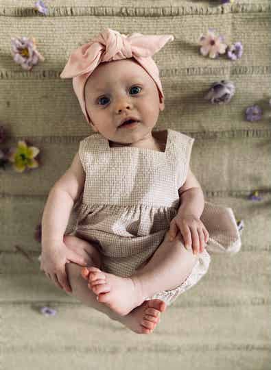 Checkered top bottom set - rose
