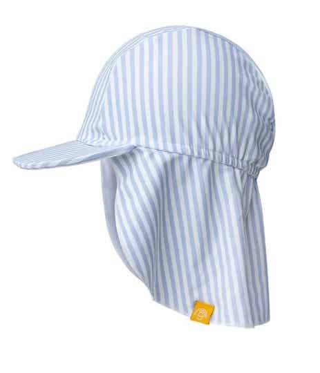 UV zonnepet - Blauw/wit gestreept