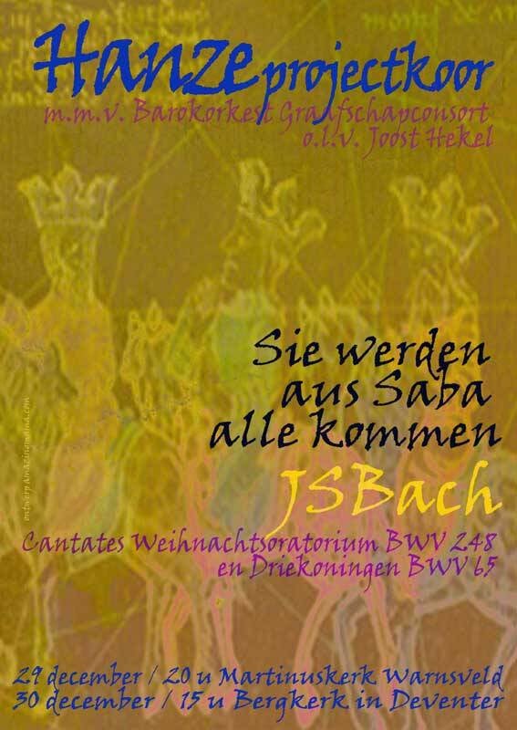 2016 Weihnachtsoratorium &amp; cantates Driekoningen