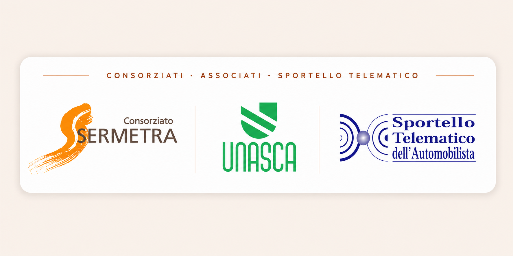 Consorziati Sermetra - Associati Unasca - Sportello Telematico dell’Automobilista