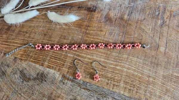 Kraal oorbellen #1010