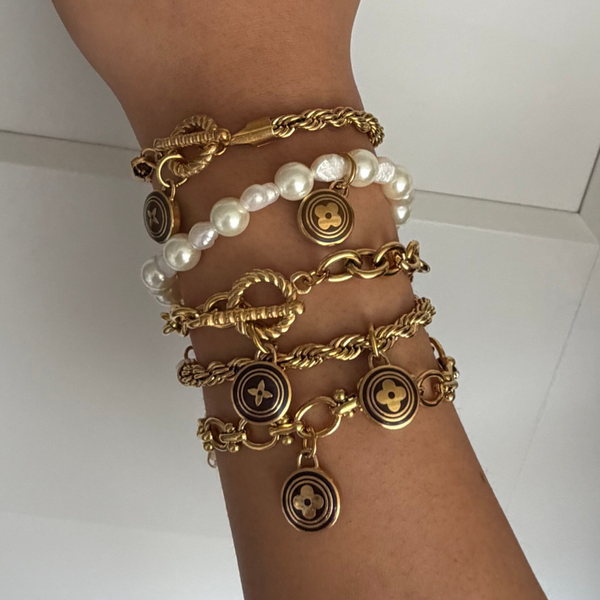 Authentic Louis Vuitton keychain charms | Bracelet