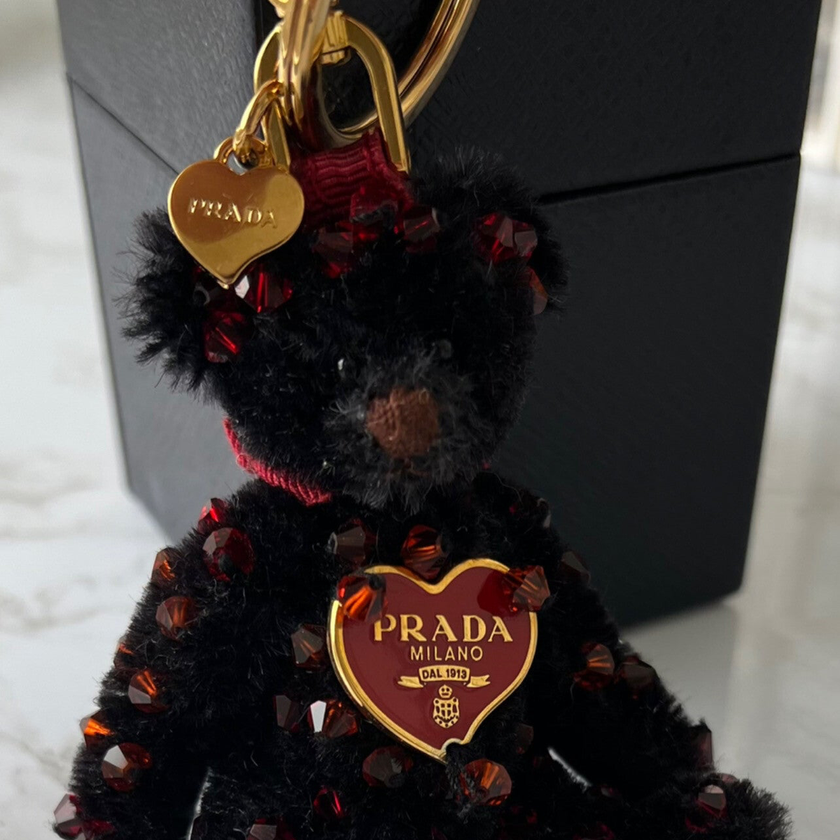 Leftover authentic Prada bear keychain. | VINTY TREASURES