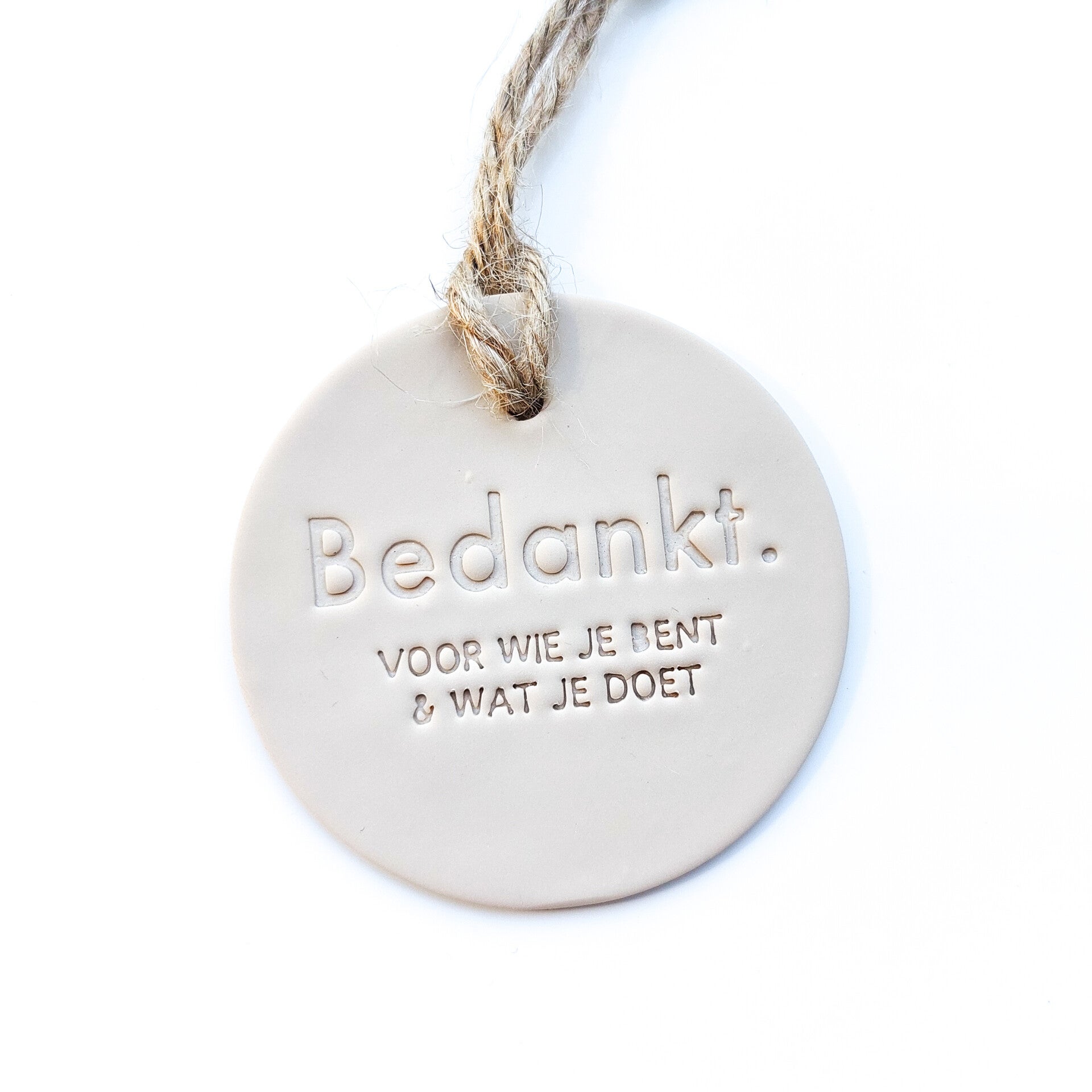 Cadeaulabel 'Bedankt'