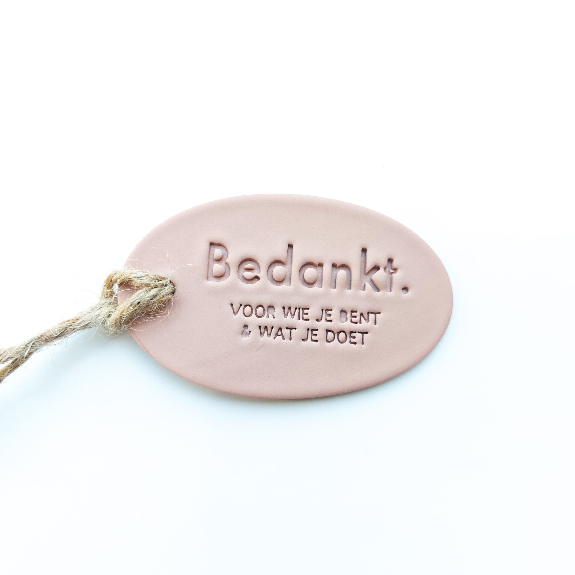 Cadeaulabel 'Bedankt'