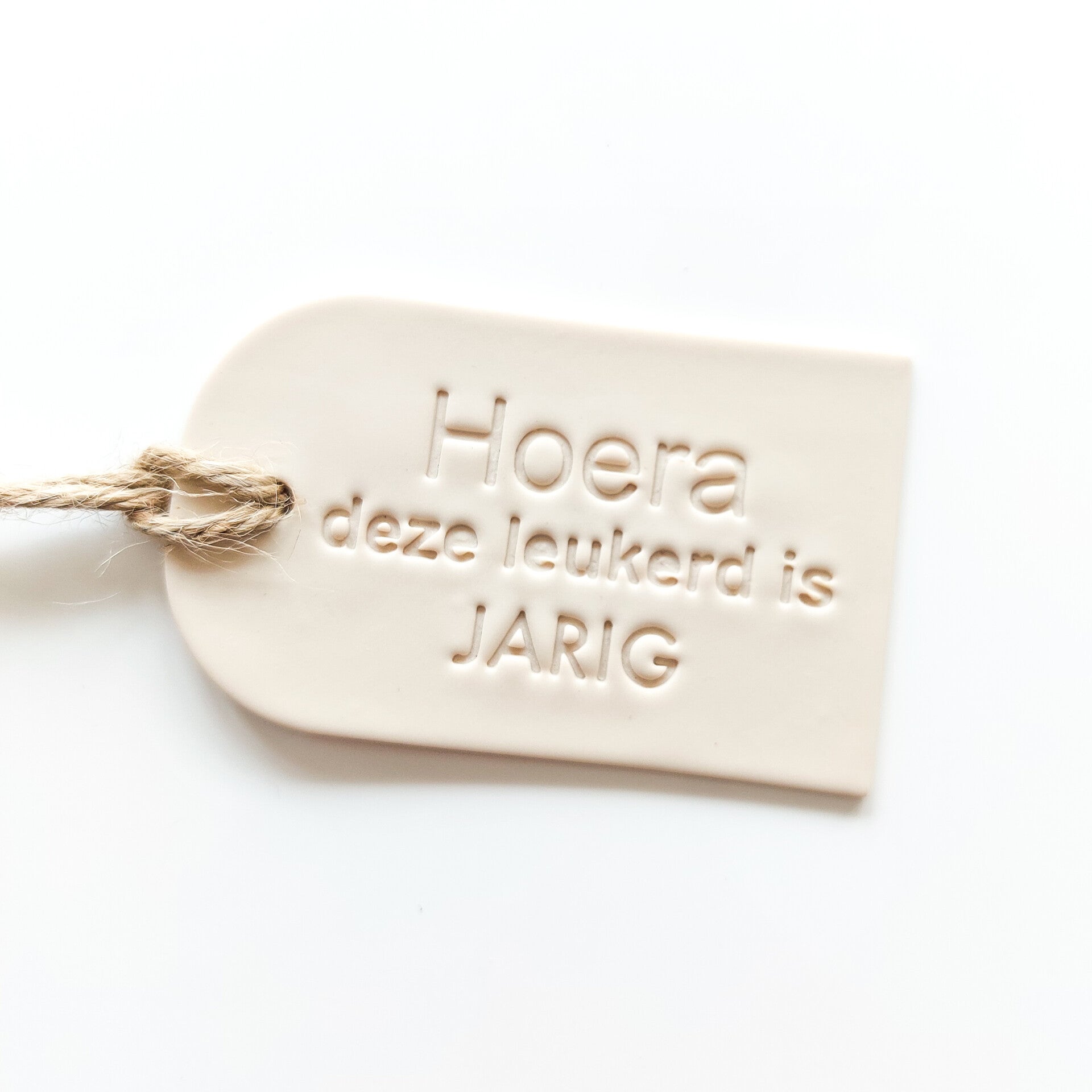 Cadeaulabel 'Hoera'