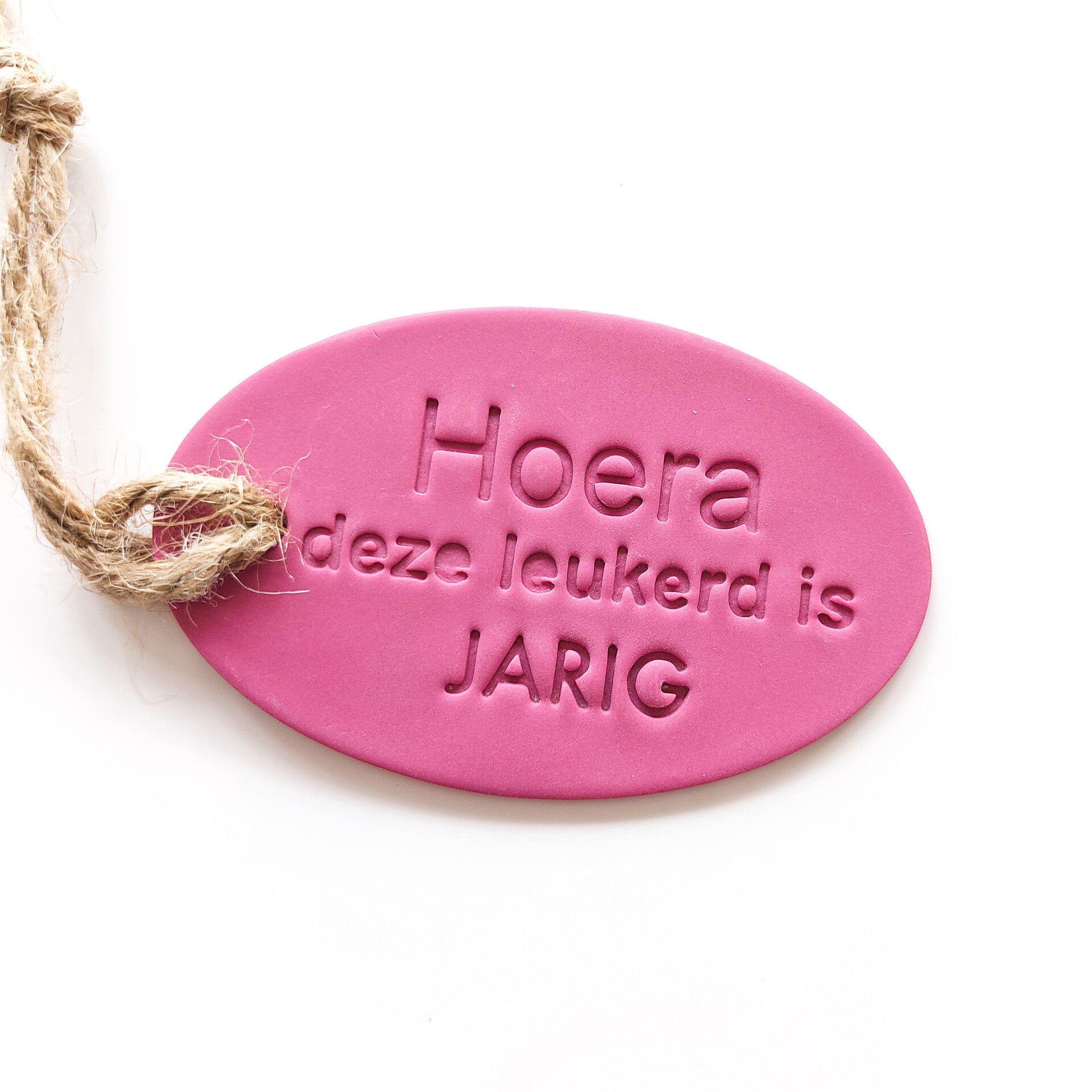 Cadeaulabel 'Hoera'