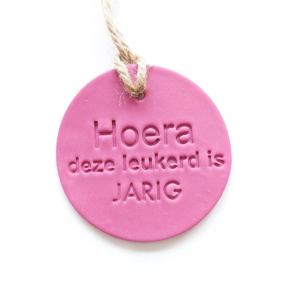 Cadeaulabel 'Hoera'