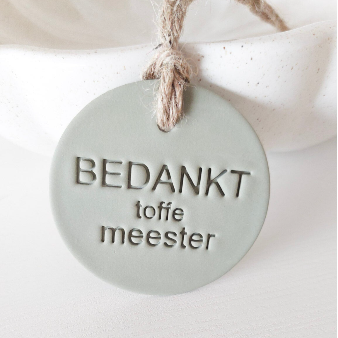 Bedankt toffe meester | hazel