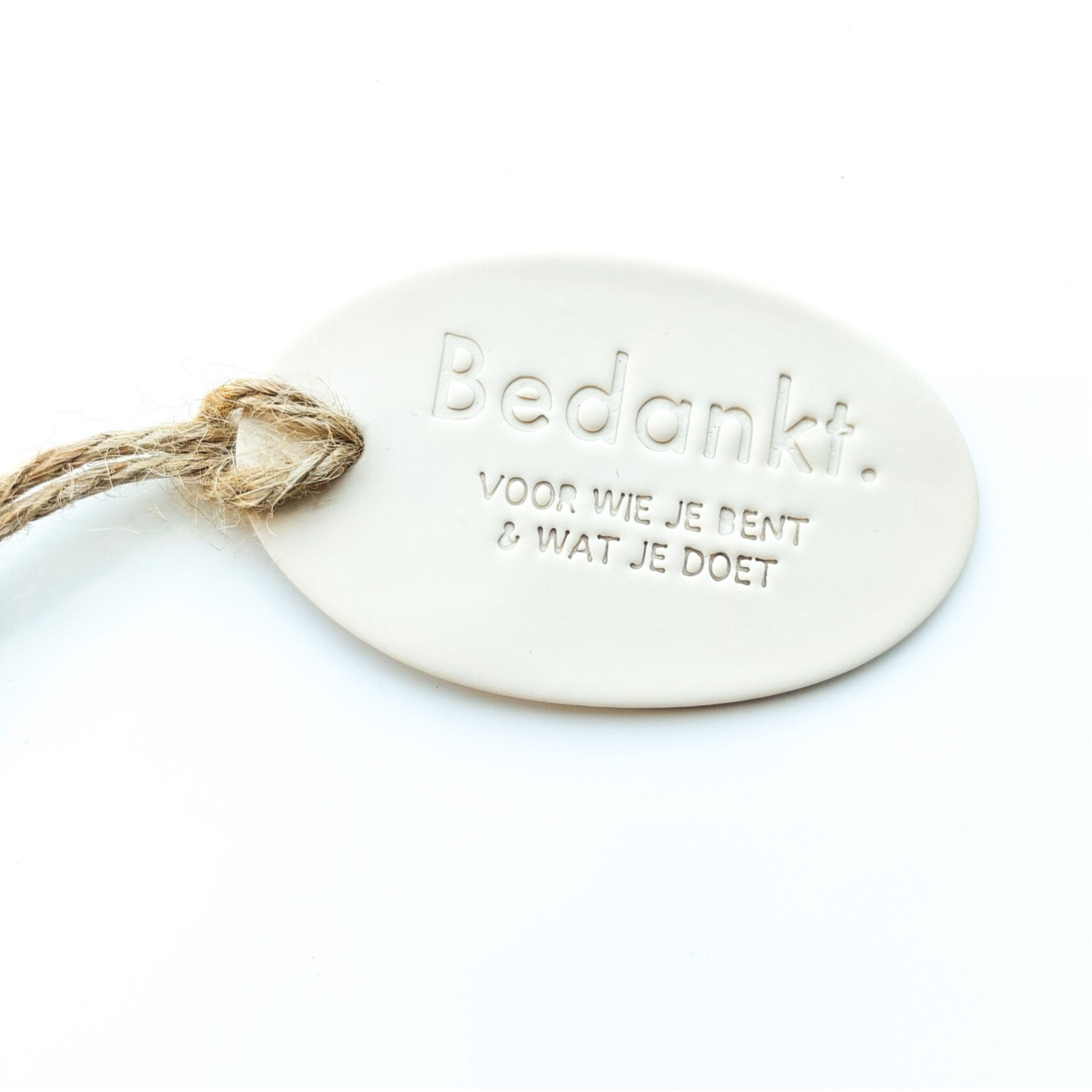 Cadeaulabel 'Bedankt'