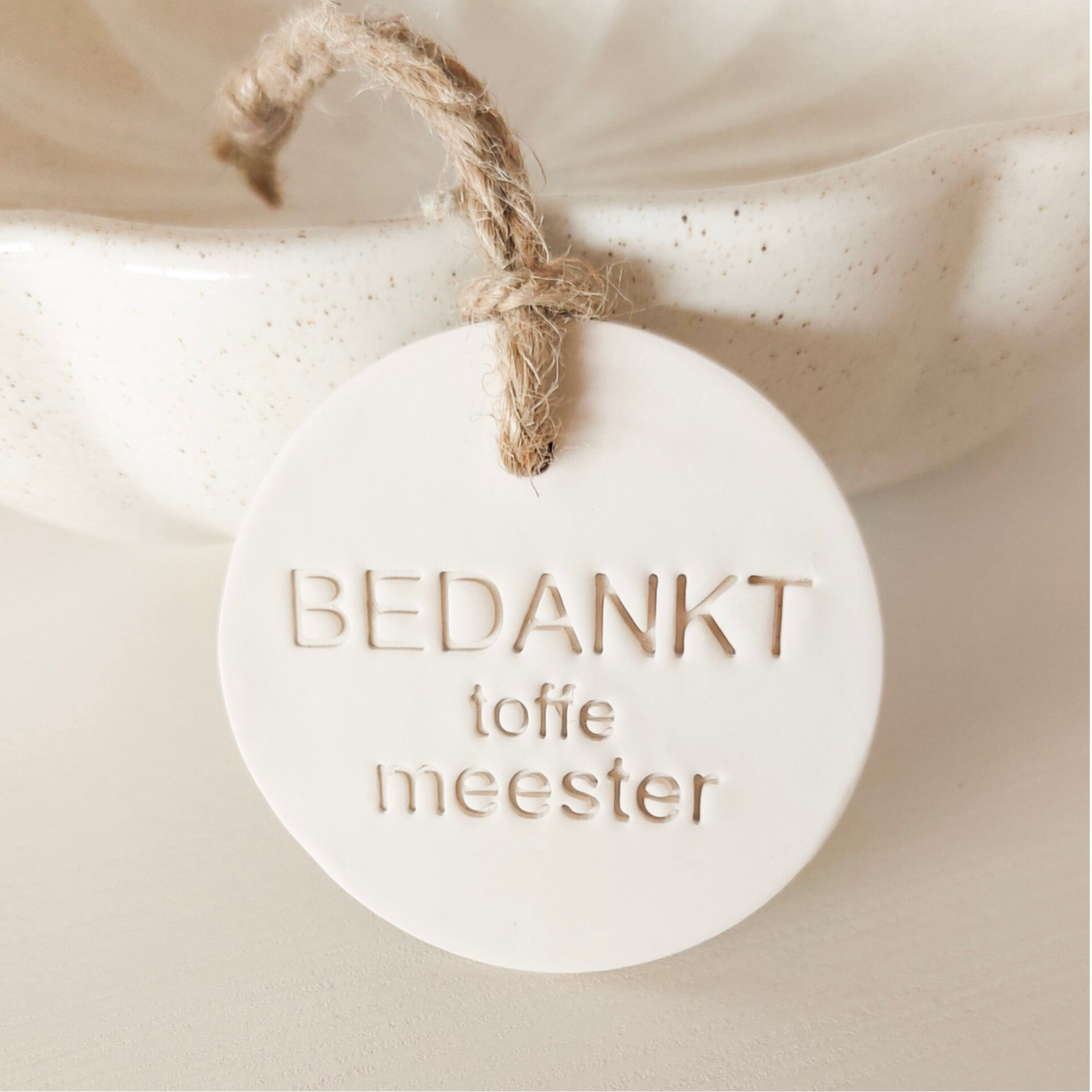 Bedankt toffe meester | latte licht