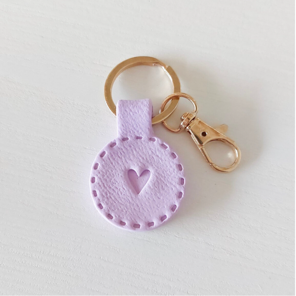 Sleutelhanger Hart | lila