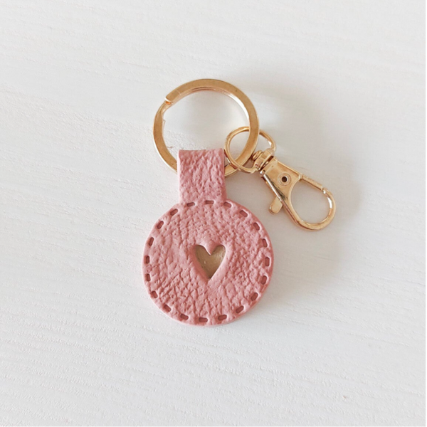 Sleutelhanger Hart | apricot glow