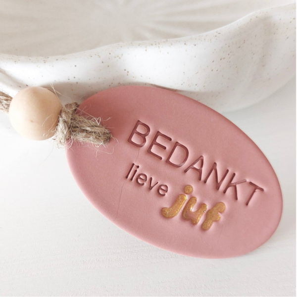 Bedankt lieve juf | apricot glow