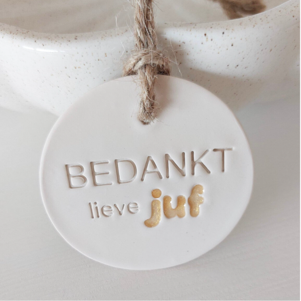 Bedankt lieve juf | latte licht