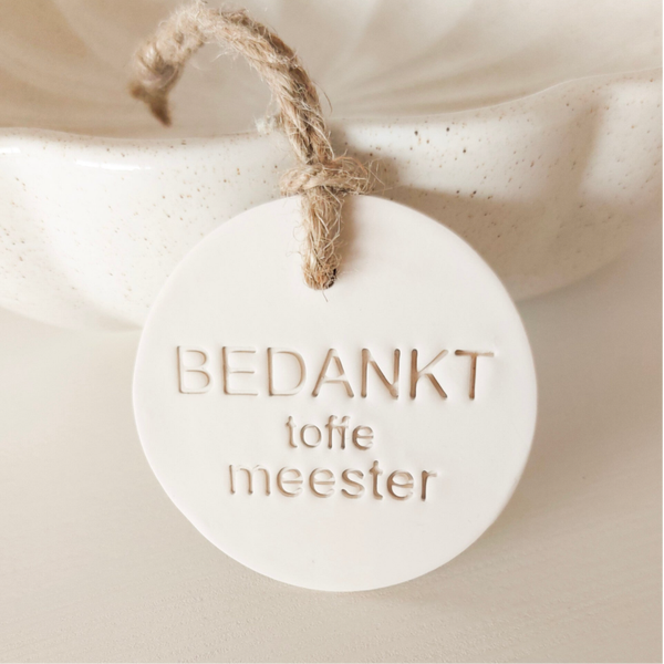 Bedankt toffe meester | latte licht