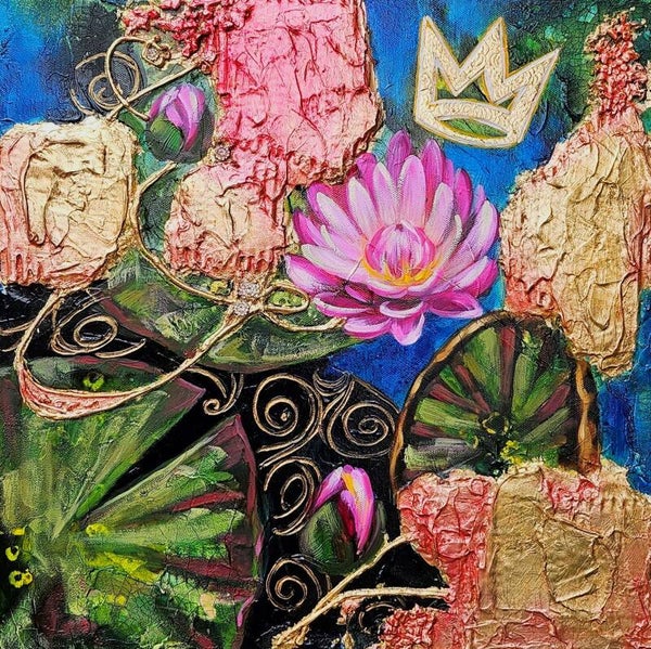 Pink Waterlily pond