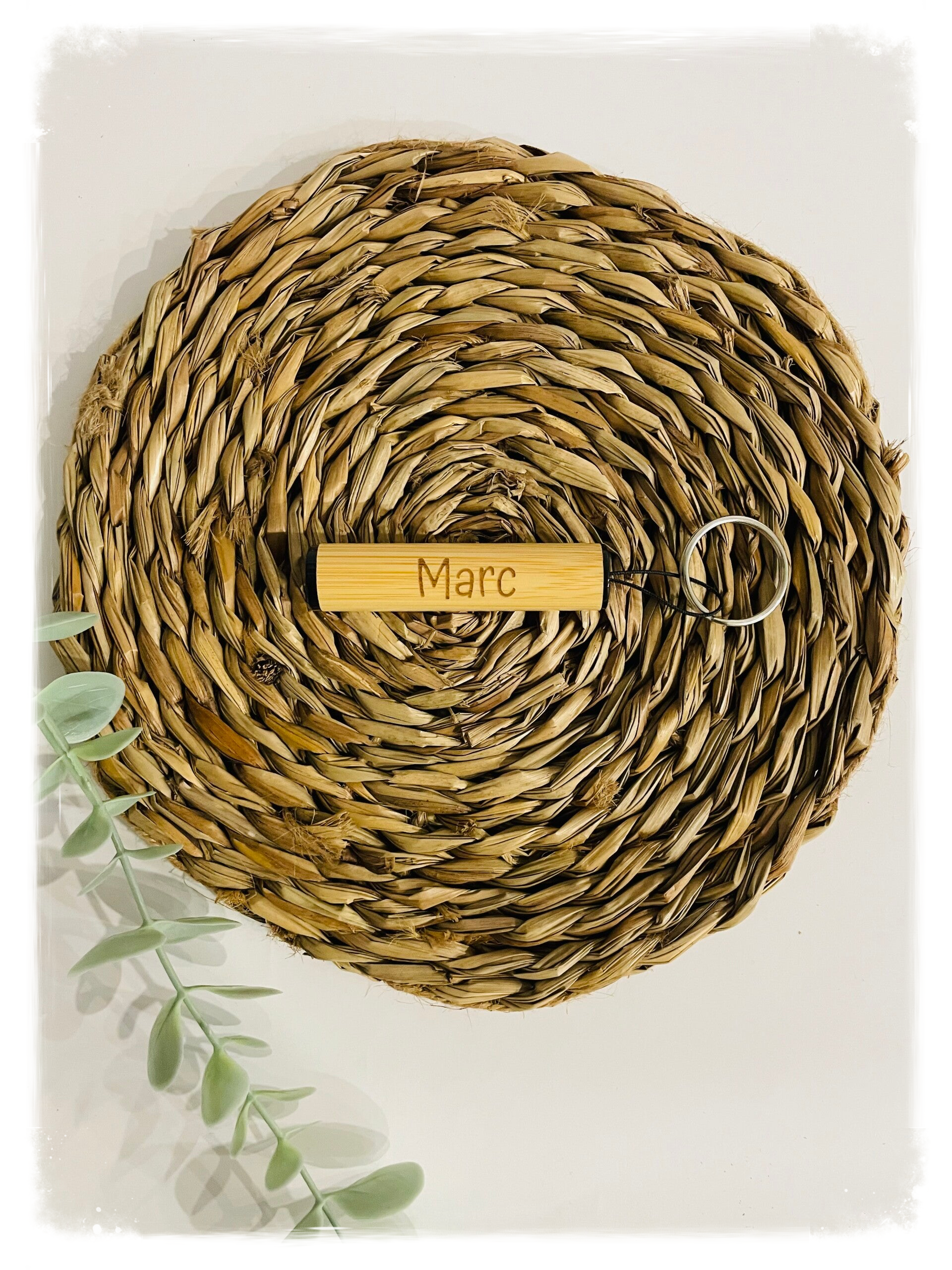 LINTERNA LLAVERO BAMBÚ