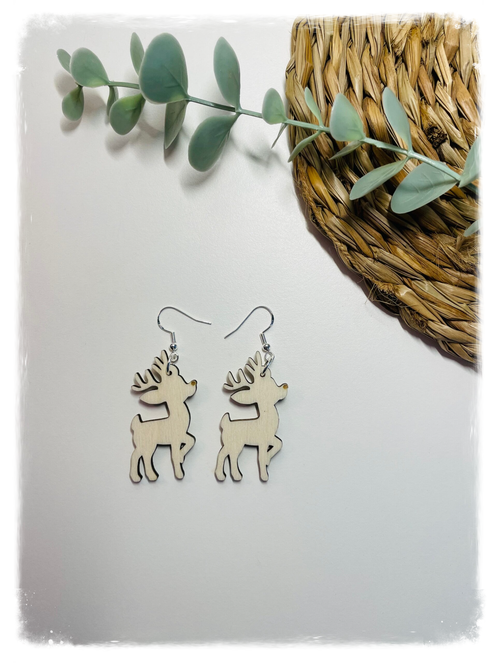 PENDIENTES NAVIDAD reno