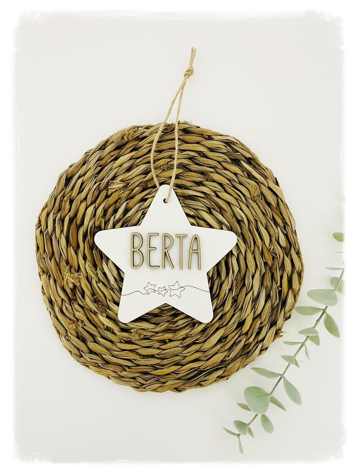 ESTRELLA NAVIDAD BLANCA relieve