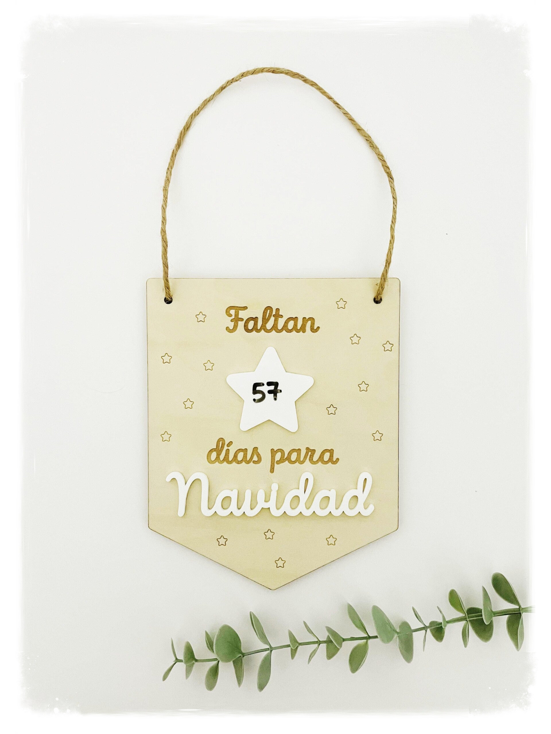 CARTEL CUENTA ATRÁS NAVIDAD