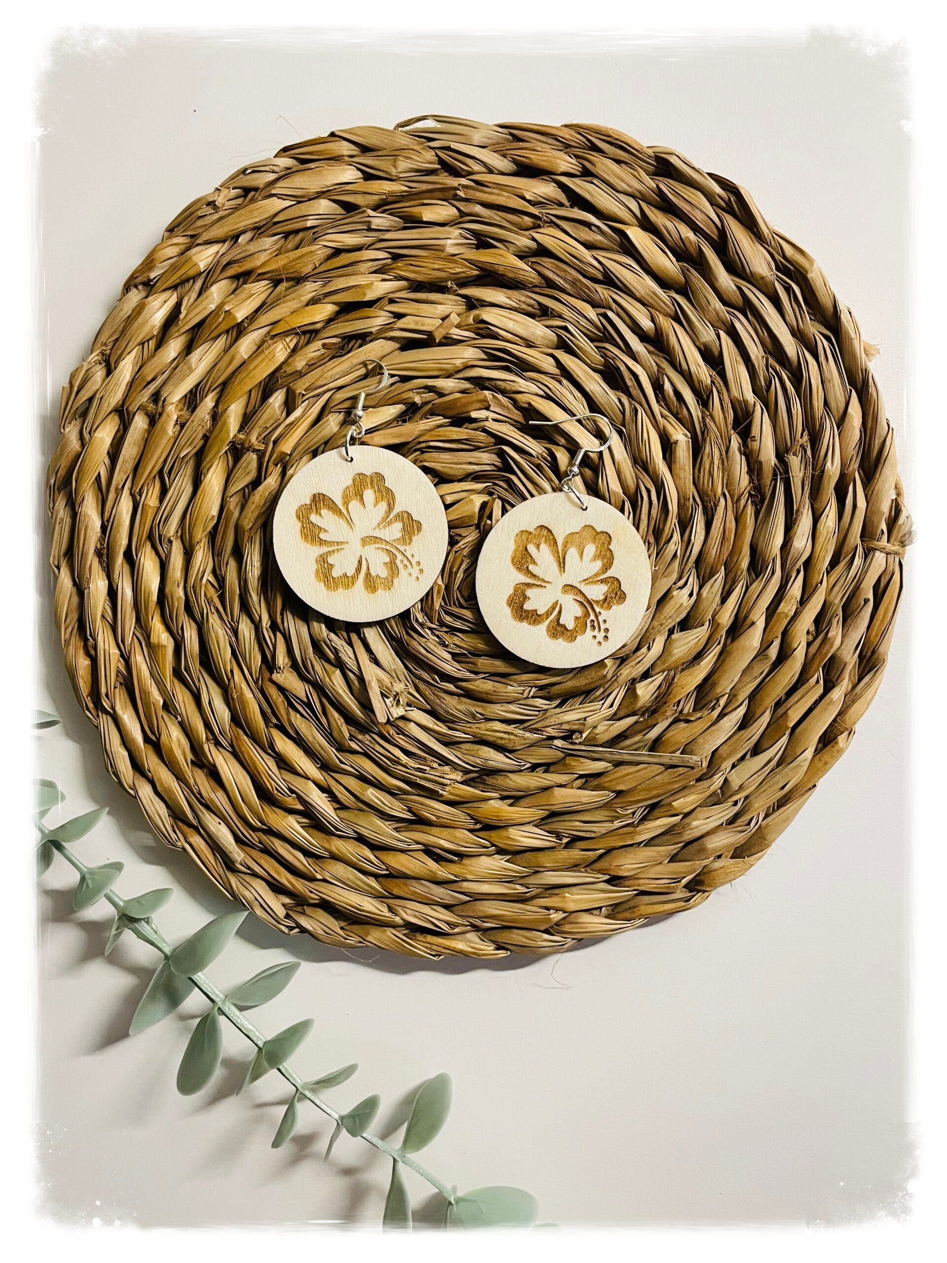 PENDIENTES DE MADERA