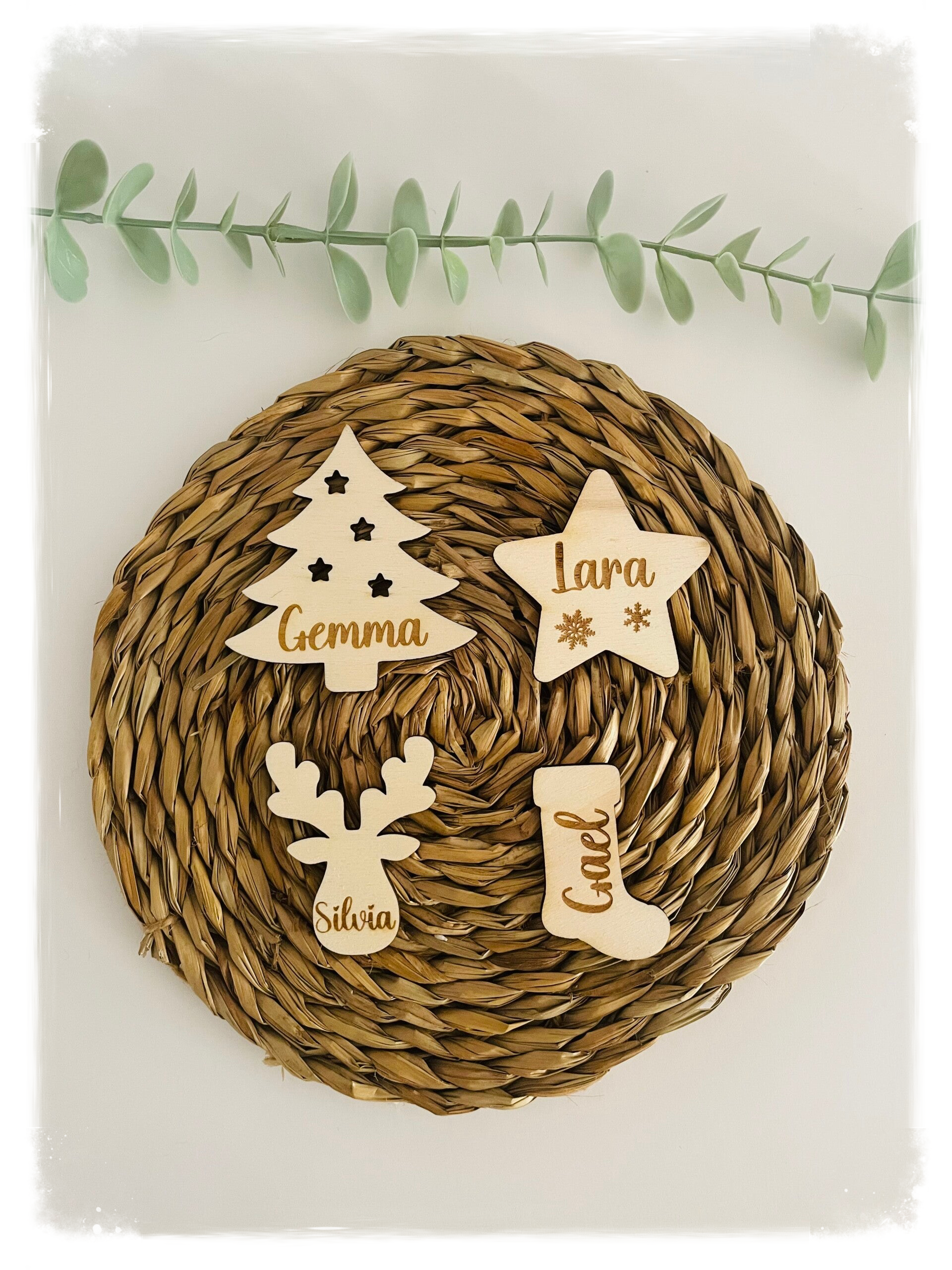 IMÁN NAVIDAD SILUETA