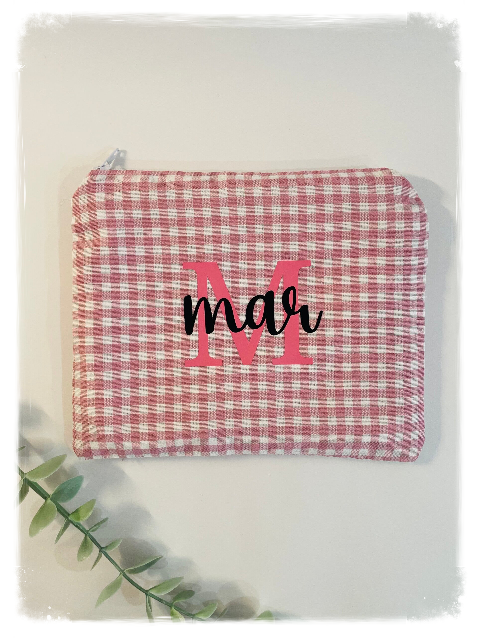 NECESER PLANO VICHY Rosa (loneta)