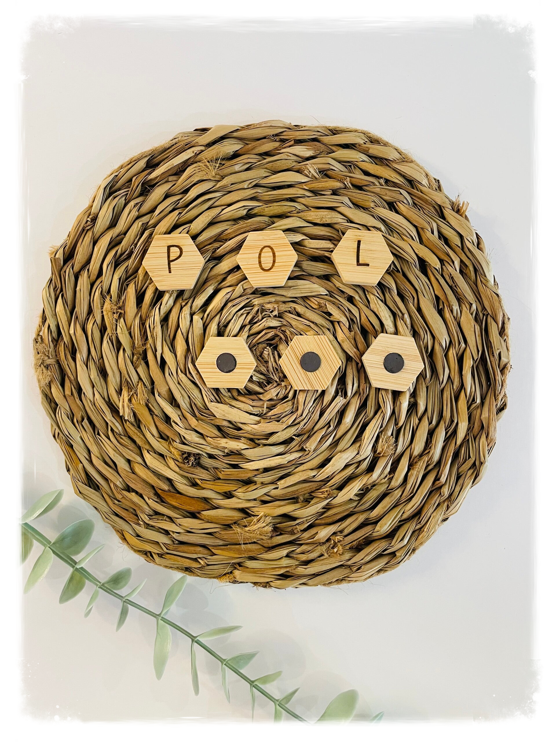 IMÁN HEXAGONAL BAMBÚ