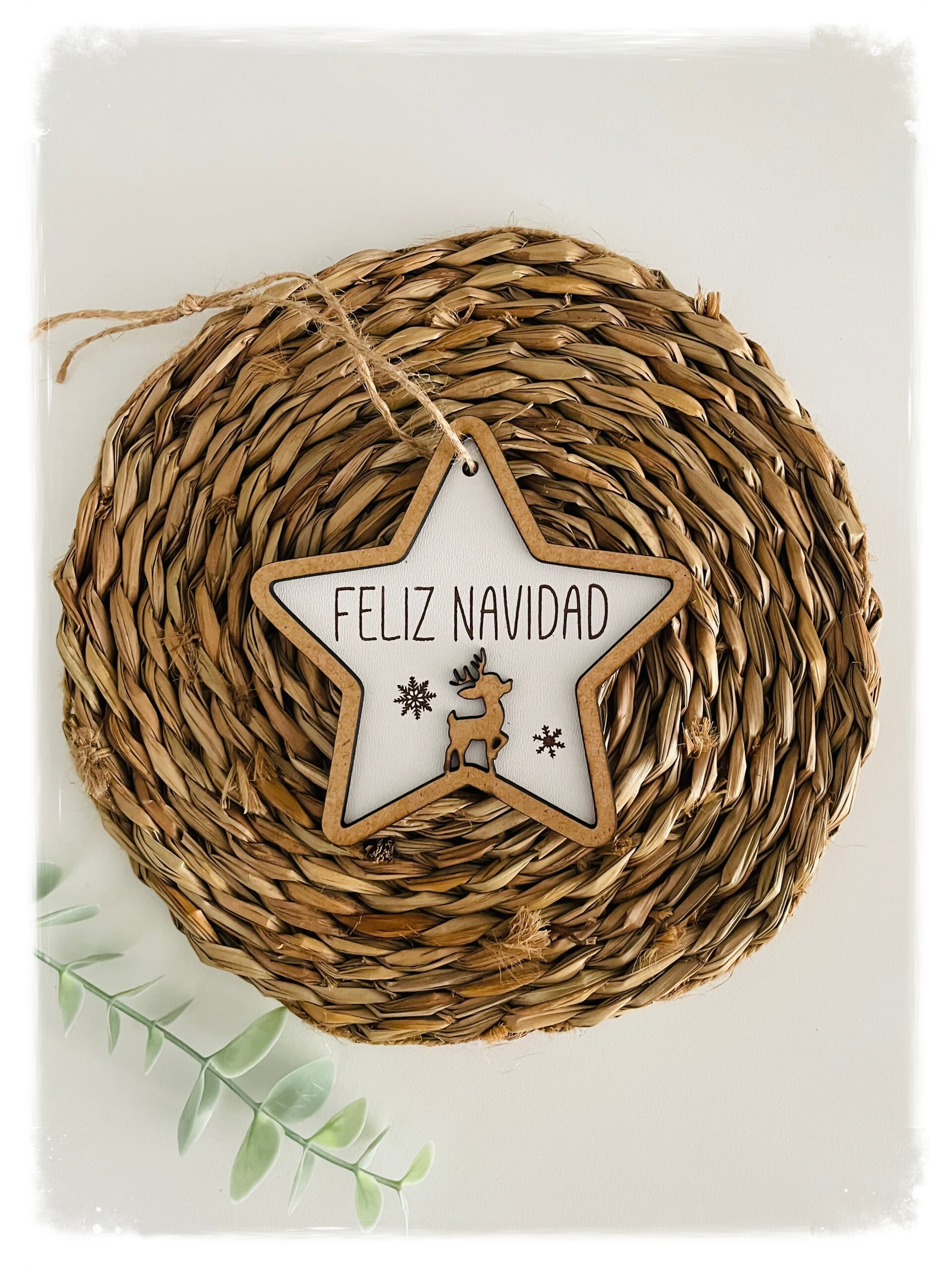 ESTRELLA FELIZ NAVIDAD relieve