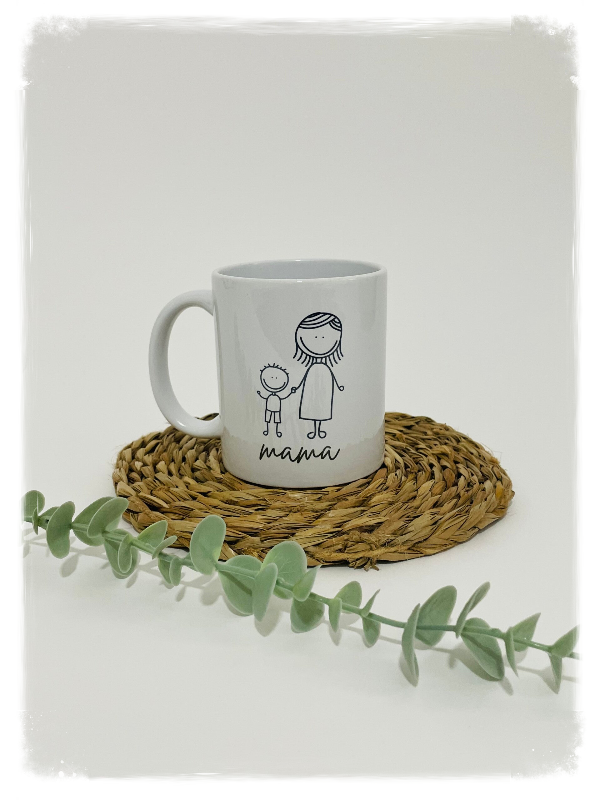 TAZA MAMÁ DIBUJO PERSONALIZADO