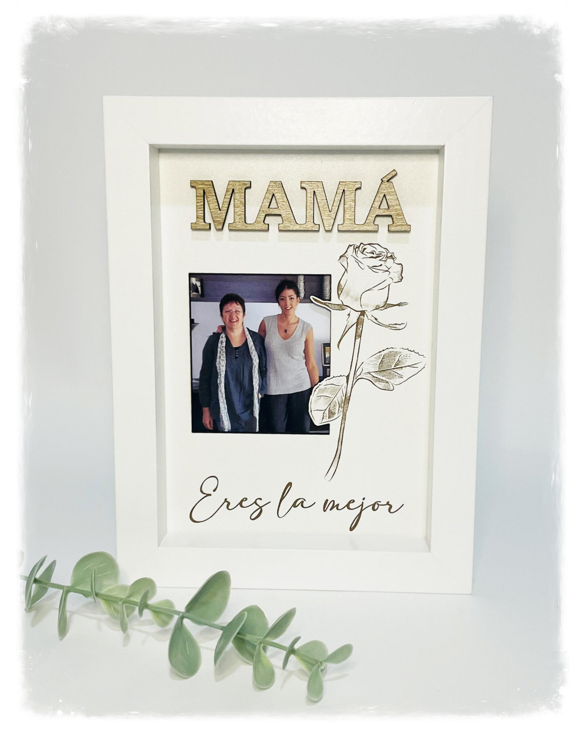 MARCO DE FOTOS BLANCO MAMÁ
