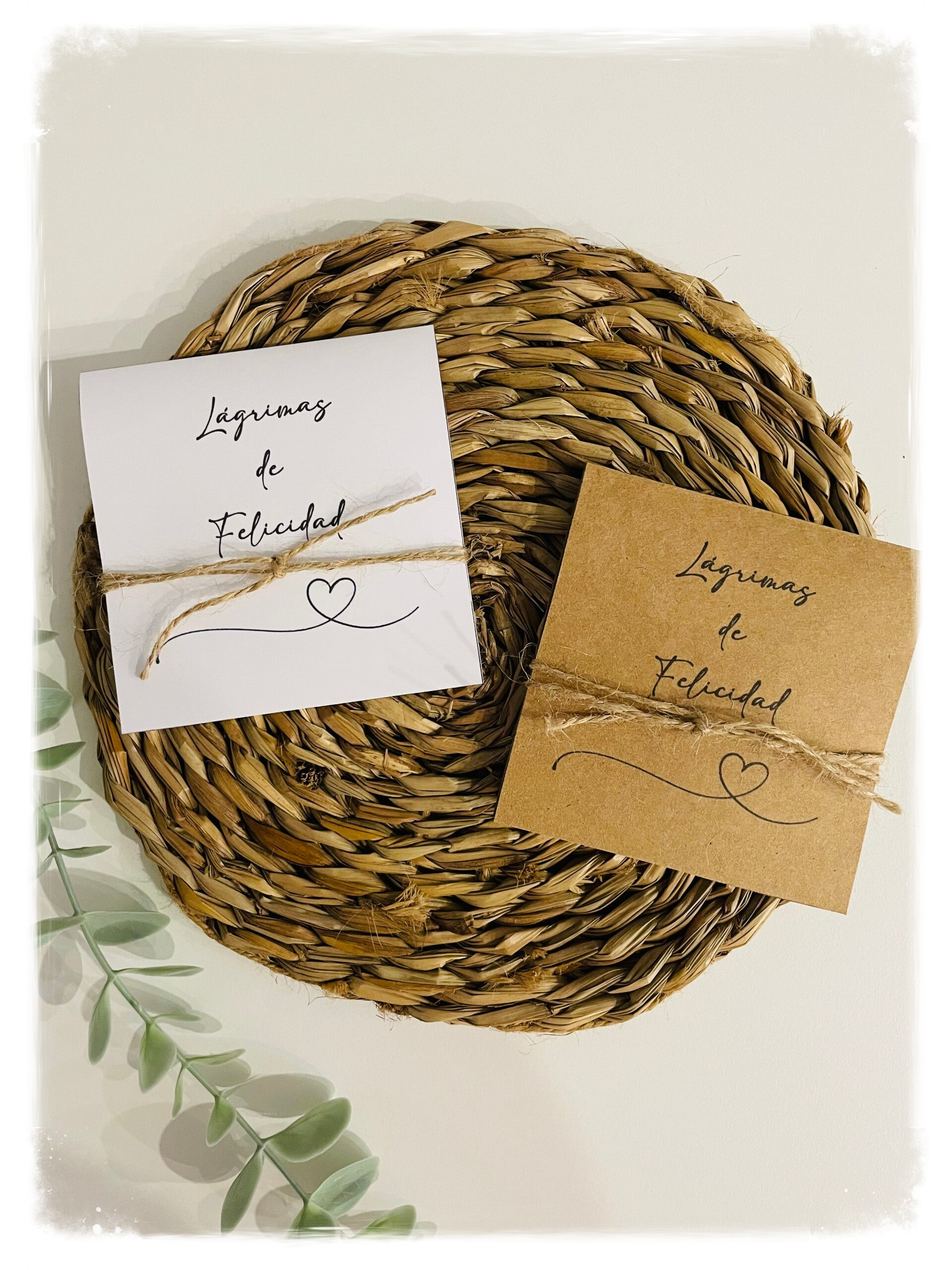 PAÑUELOS "LÁGRIMAS DE FELICIDAD"